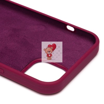 Чехол-накладка для Apple iPhone 14 Plus (бордовый) [ORG] Soft Touch