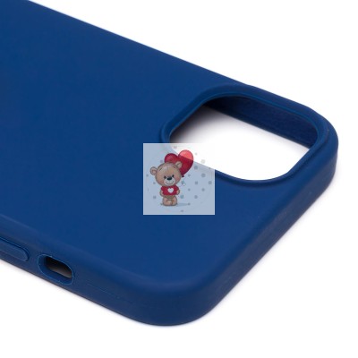 Чехол-накладка для Apple iPhone 14 Plus (темно-синий) [ORG] Soft Touch