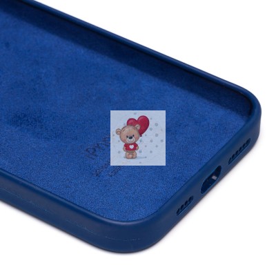 Чехол-накладка для Apple iPhone 14 Plus (темно-синий) [ORG] Soft Touch