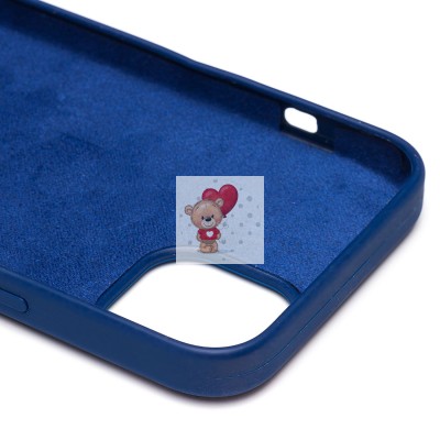 Чехол-накладка для Apple iPhone 14 Plus (темно-синий) [ORG] Soft Touch