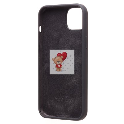 Чехол-накладка для Apple iPhone 14 Plus (темно-серый) [ORG] Soft Touch