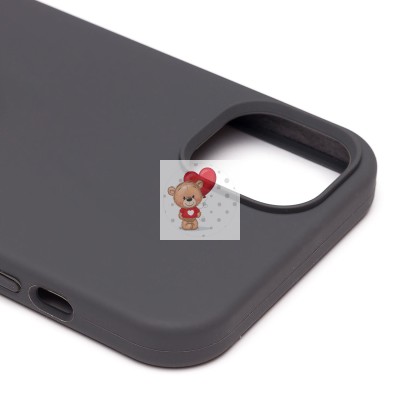 Чехол-накладка для Apple iPhone 14 Plus (темно-серый) [ORG] Soft Touch