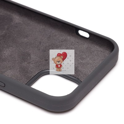 Чехол-накладка для Apple iPhone 14 Plus (темно-серый) [ORG] Soft Touch