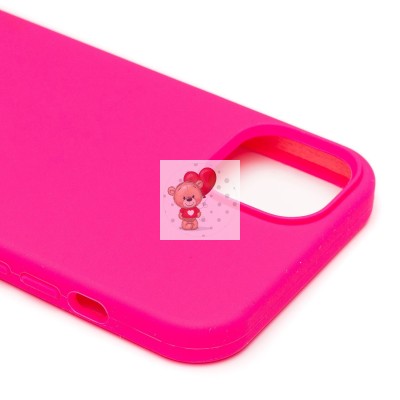 Чехол-накладка для Apple iPhone 14 Plus (темно-розовый) [ORG] Soft Touch