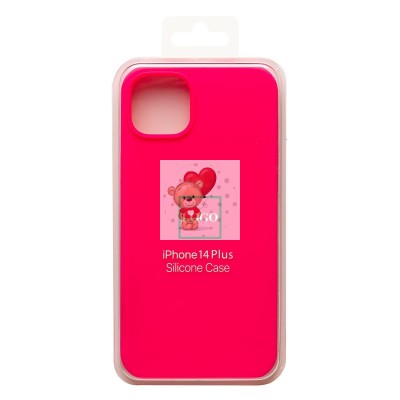 Чехол-накладка для Apple iPhone 14 Plus (темно-розовый) [ORG] Soft Touch