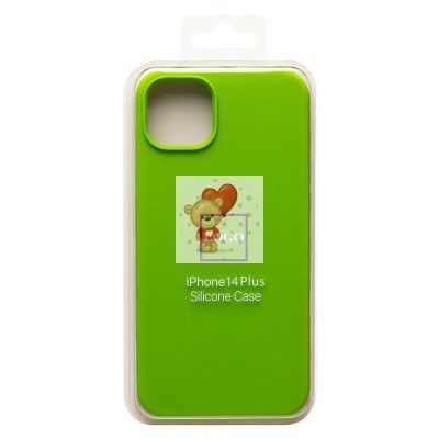 Чехол-накладка для Apple iPhone 14 Plus (зеленый) [ORG] Soft Touch