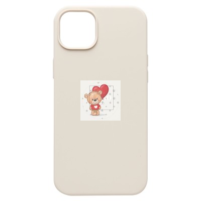 Чехол-накладка для Apple iPhone 14 Plus (цвет слоновой кости) [ORG] Soft Touch