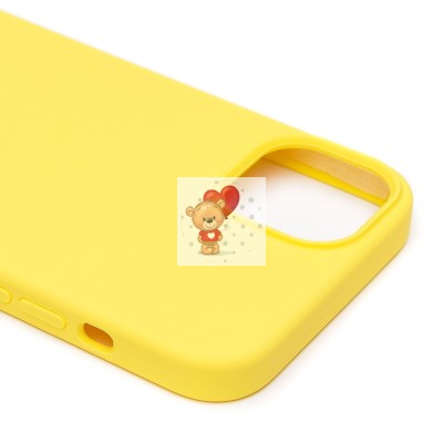 Чехол-накладка для Apple iPhone 14 Plus (лимонный) [ORG] Soft Touch