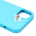 Чехол-накладка для Apple iPhone 14 Plus (голубой) [ORG] Soft Touch