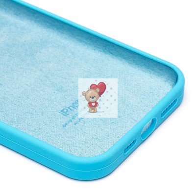 Чехол-накладка для Apple iPhone 14 Plus (голубой) [ORG] Soft Touch