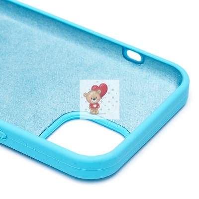 Чехол-накладка для Apple iPhone 14 Plus (голубой) [ORG] Soft Touch