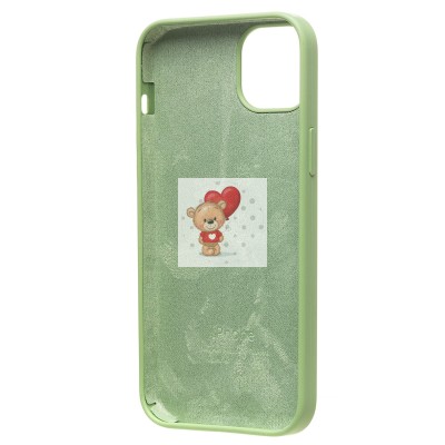 Чехол-накладка для Apple iPhone 14 Plus (светло-зеленый) [ORG] Soft Touch