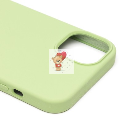 Чехол-накладка для Apple iPhone 14 Plus (светло-зеленый) [ORG] Soft Touch