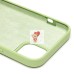 Чехол-накладка для Apple iPhone 14 Plus (светло-зеленый) [ORG] Soft Touch