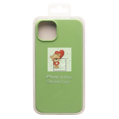 Чехол-накладка для Apple iPhone 14 Plus (светло-зеленый) [ORG] Soft Touch