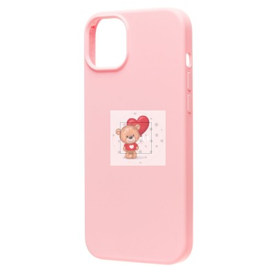 Чехол-накладка для Apple iPhone 14 Plus (светло-розовый) [ORG] Soft Touch