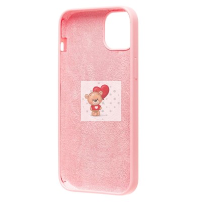 Чехол-накладка для Apple iPhone 14 Plus (светло-розовый) [ORG] Soft Touch