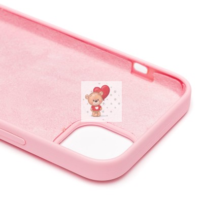 Чехол-накладка для Apple iPhone 14 Plus (светло-розовый) [ORG] Soft Touch