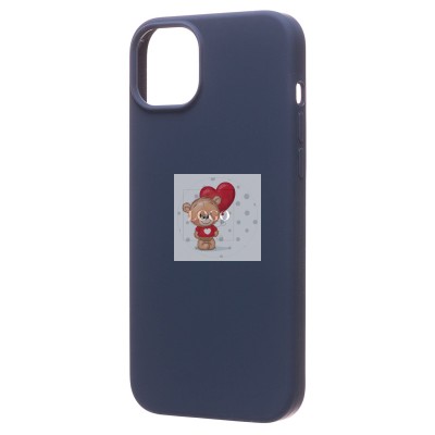 Чехол-накладка для Apple iPhone 14 Plus (ночной синий) [ORG] Soft Touch