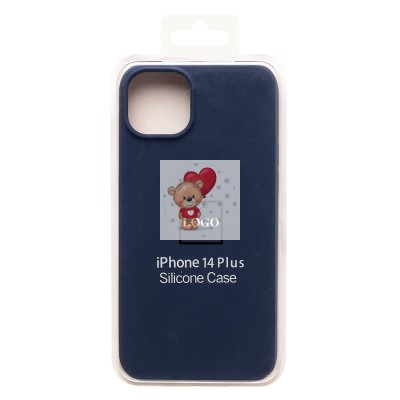 Чехол-накладка для Apple iPhone 14 Plus (ночной синий) [ORG] Soft Touch