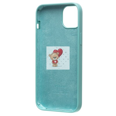 Чехол-накладка для Apple iPhone 14 Plus (мятный) [ORG] Soft Touch