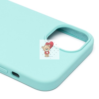 Чехол-накладка для Apple iPhone 14 Plus (мятный) [ORG] Soft Touch