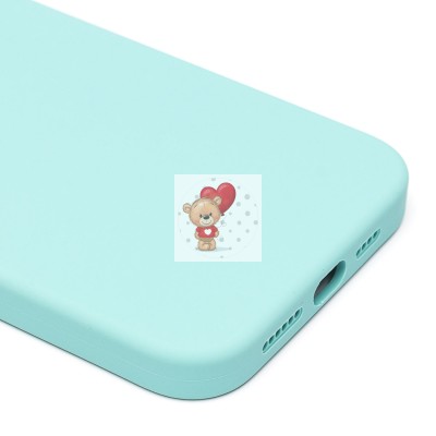 Чехол-накладка для Apple iPhone 14 Plus (мятный) [ORG] Soft Touch