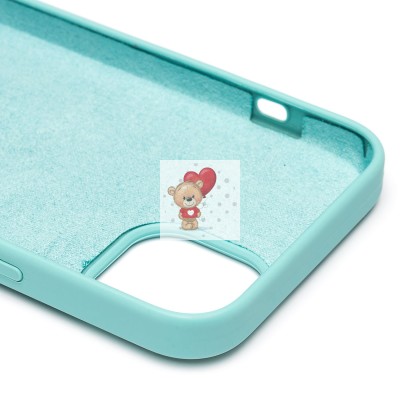 Чехол-накладка для Apple iPhone 14 Plus (мятный) [ORG] Soft Touch