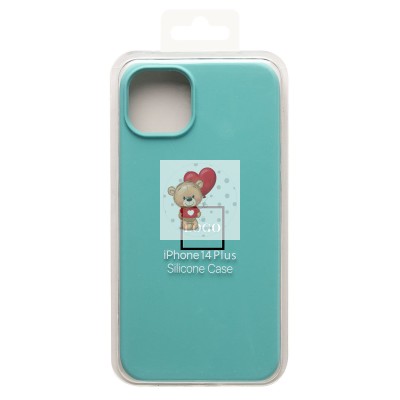 Чехол-накладка для Apple iPhone 14 Plus (мятный) [ORG] Soft Touch