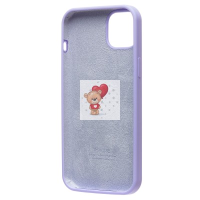 Чехол-накладка для Apple iPhone 14 Plus (пастельный сиреневый) [ORG] Soft Touch