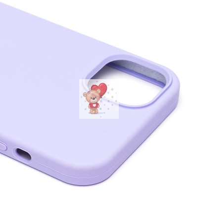 Чехол-накладка для Apple iPhone 14 Plus (пастельный сиреневый) [ORG] Soft Touch