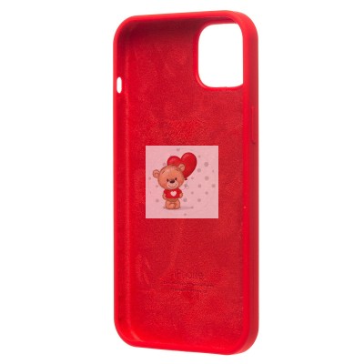 Чехол-накладка для Apple iPhone 14 Plus (красный) [ORG] Soft Touch