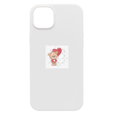 Чехол-накладка для Apple iPhone 14 Plus (белый) [ORG] Soft Touch
