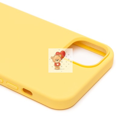 Чехол-накладка для Apple iPhone 14 Plus (желтый) [ORG] Soft Touch