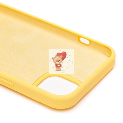 Чехол-накладка для Apple iPhone 14 Plus (желтый) [ORG] Soft Touch