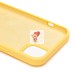 Чехол-накладка для Apple iPhone 14 Plus (желтый) [ORG] Soft Touch