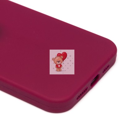 Чехол-накладка для Apple iPhone 14 Pro Max (бордовый) [ORG] Soft Touch