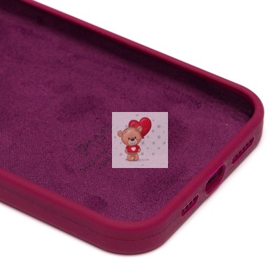 Чехол-накладка для Apple iPhone 14 Pro Max (бордовый) [ORG] Soft Touch