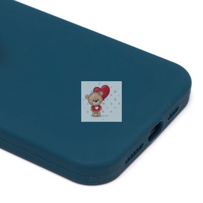 Чехол-накладка для Apple iPhone 14 Pro Max (темно-синий) [ORG] Soft Touch