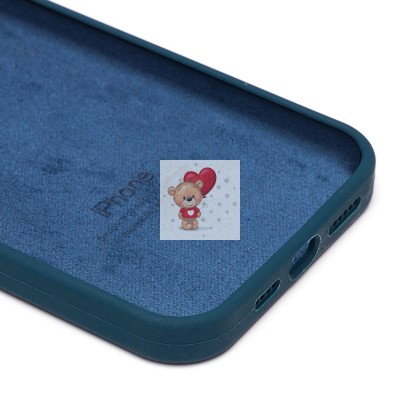 Чехол-накладка для Apple iPhone 14 Pro Max (темно-синий) [ORG] Soft Touch