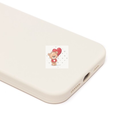 Чехол-накладка для Apple iPhone 14 Pro Max (цвет слоновой кости) [ORG] Soft Touch