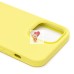 Чехол-накладка для Apple iPhone 14 Pro Max (лимонный) [ORG] Soft Touch
