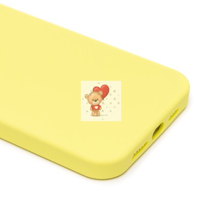 Чехол-накладка для Apple iPhone 14 Pro Max (лимонный) [ORG] Soft Touch