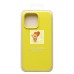 Чехол-накладка для Apple iPhone 14 Pro Max (лимонный) [ORG] Soft Touch