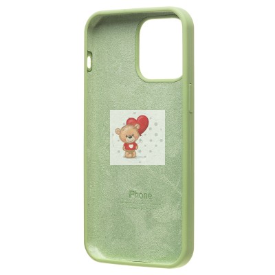 Чехол-накладка для Apple iPhone 14 Pro Max (светло-зеленый) [ORG] Soft Touch