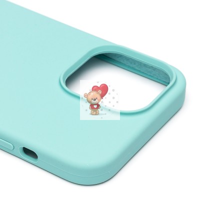 Чехол-накладка для Apple iPhone 14 Pro Max (мятный) [ORG] Soft Touch