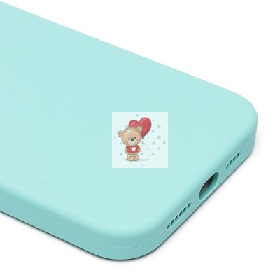 Чехол-накладка для Apple iPhone 14 Pro Max (мятный) [ORG] Soft Touch