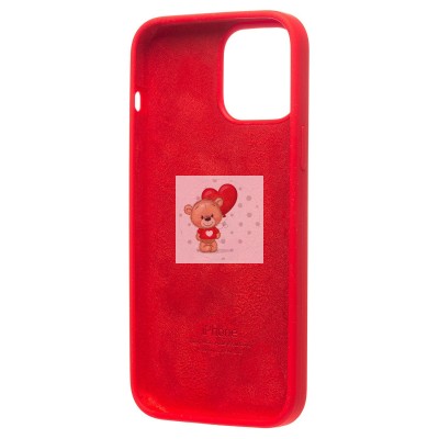 Чехол-накладка для Apple iPhone 14 Pro Max (красный) [ORG] Soft Touch