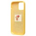 Чехол-накладка для Apple iPhone 14 Pro Max (желтый) [ORG] Soft Touch