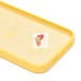 Чехол-накладка для Apple iPhone 14 Pro Max (желтый) [ORG] Soft Touch
